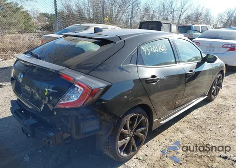 2018 Honda Civic Sport from USA, damaged, VIN SHHFK7H42JU410031